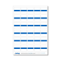 SORTIMO Beschriftungsetiketten Insetbox 30 St. blau (1 Bogen)