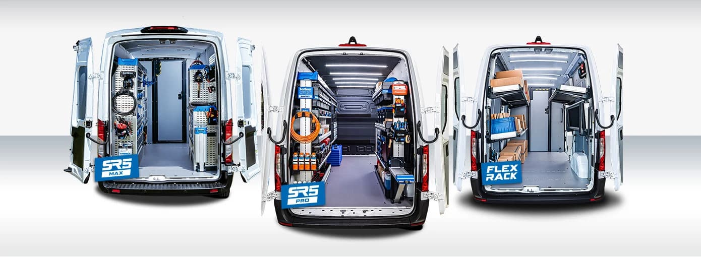 Sortimo Fahrzeugeinrichtung im Transporter