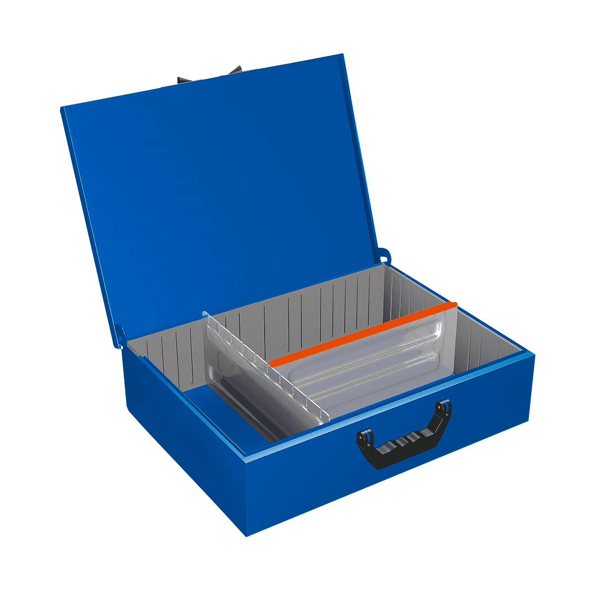 Trennblech 262x62 für Metallkoffer WM 320/321