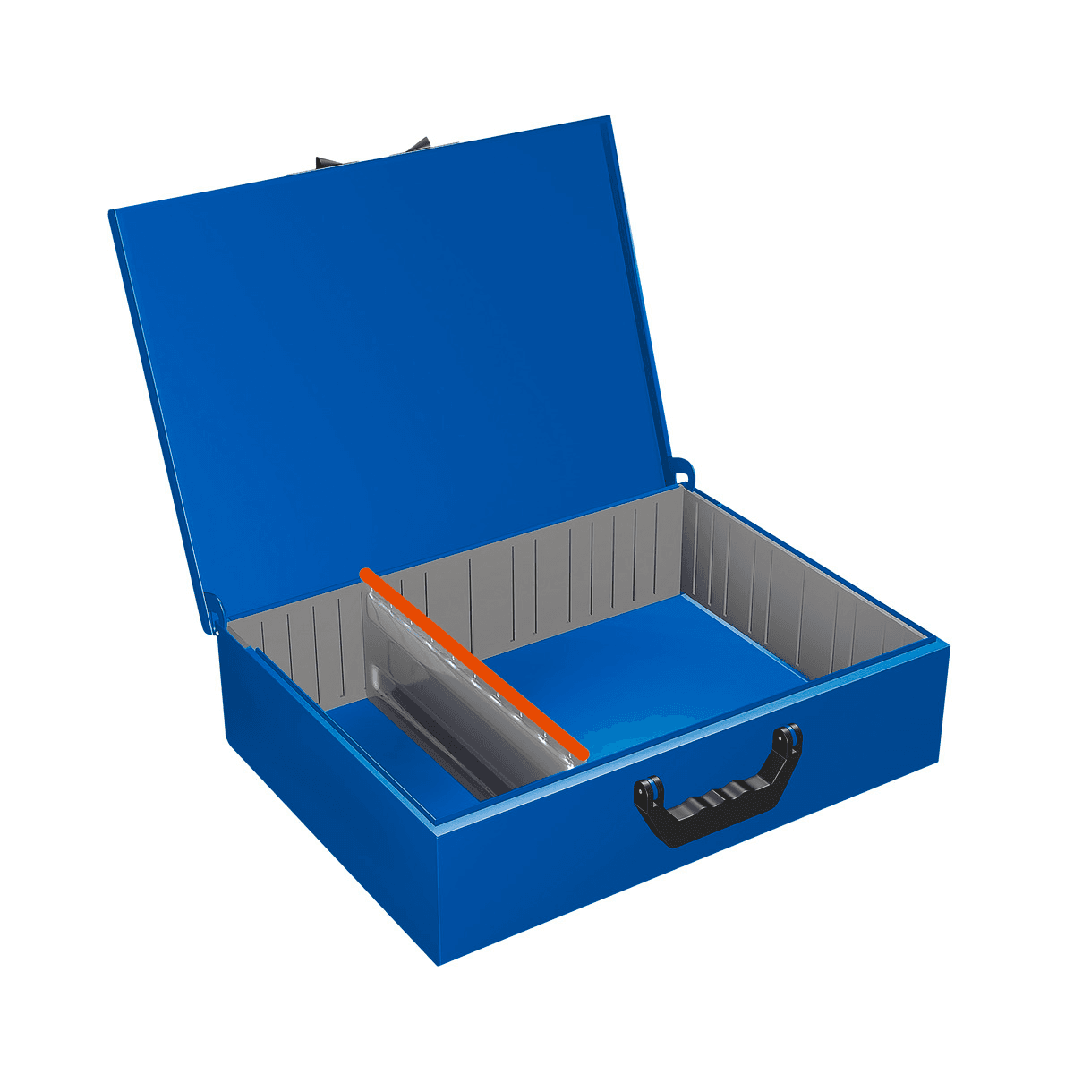 Schlitztrennblech 309x62 für Metallkoffer WM 320/321