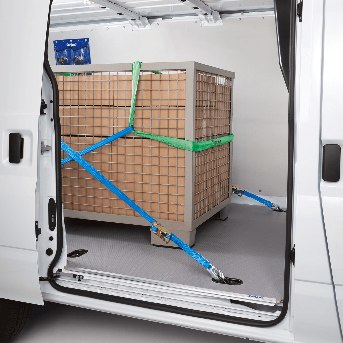Zurrgurt Ratsche + Karabiner 6m, 500daN
