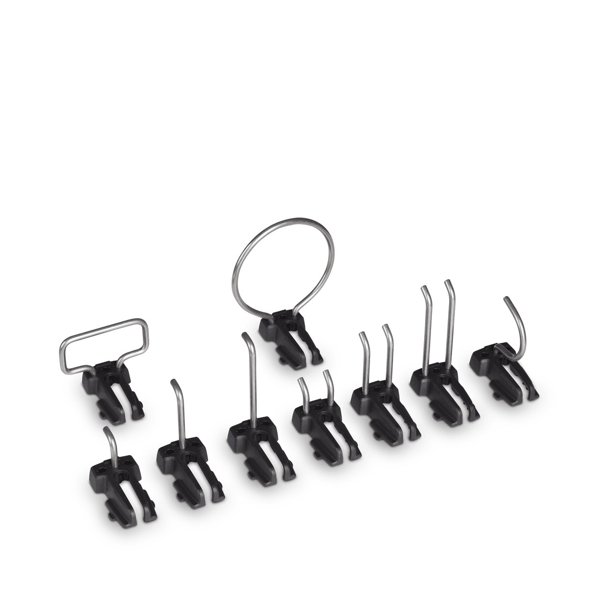 Werkzeughakenset 9tlg Aluminium Seitenwand