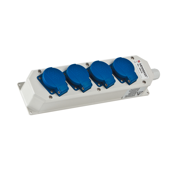Steckdosenleiste 4-fach (Festverbau IP44)