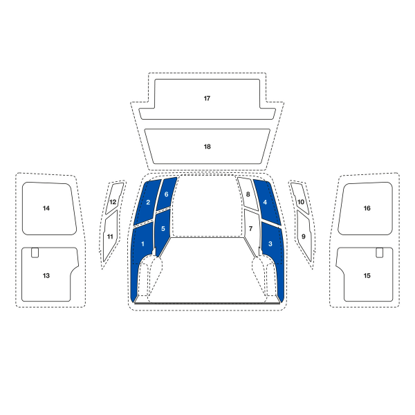 VWT5/T6,3000,Seitenv. (1-6)